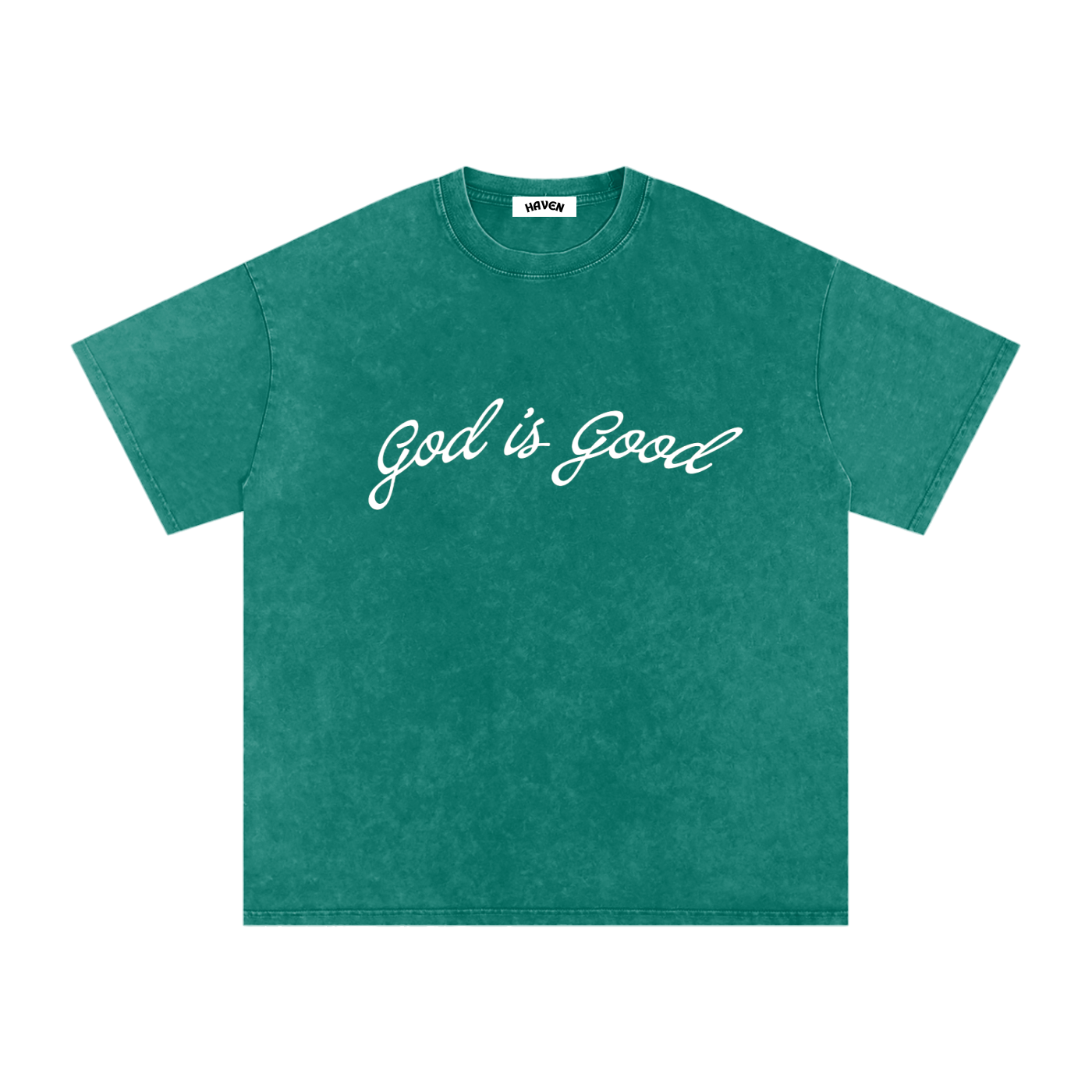 God is Good Snow Washed Oversized T-Shirt