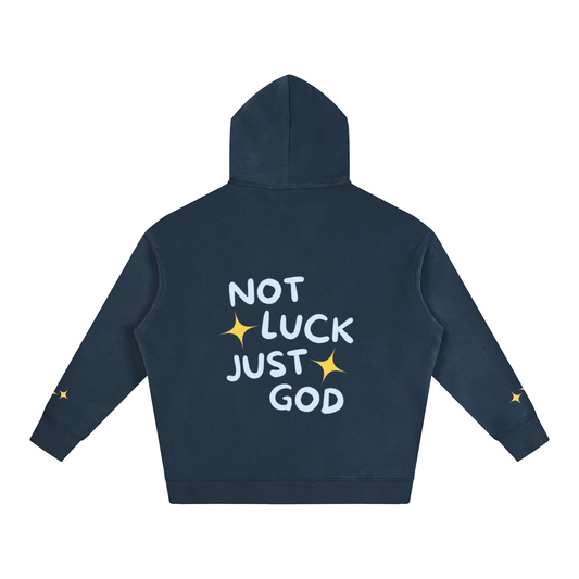 Not Luck Just God Oversized Hoodie